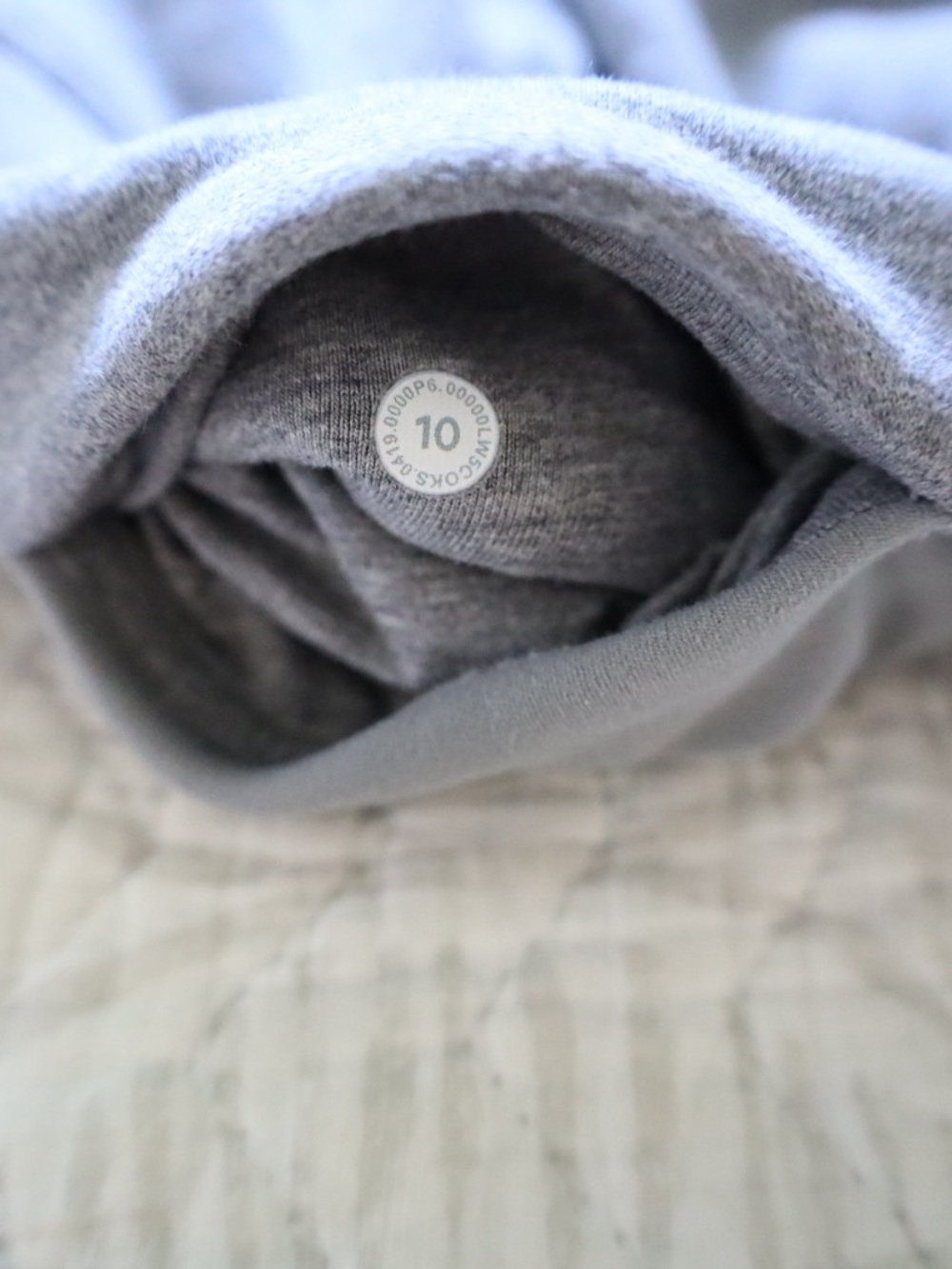 Lululemon Wunder Lounge Pant 28"*Updated Fit Heathered Core Medium Grey Size 10 - Picture 8 of 8
